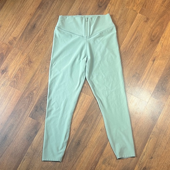 Abercrombie & Fitch Other - Abercrombie & Fitch - Women’s Light Green Sea Foam - Workout Leggings w zipper